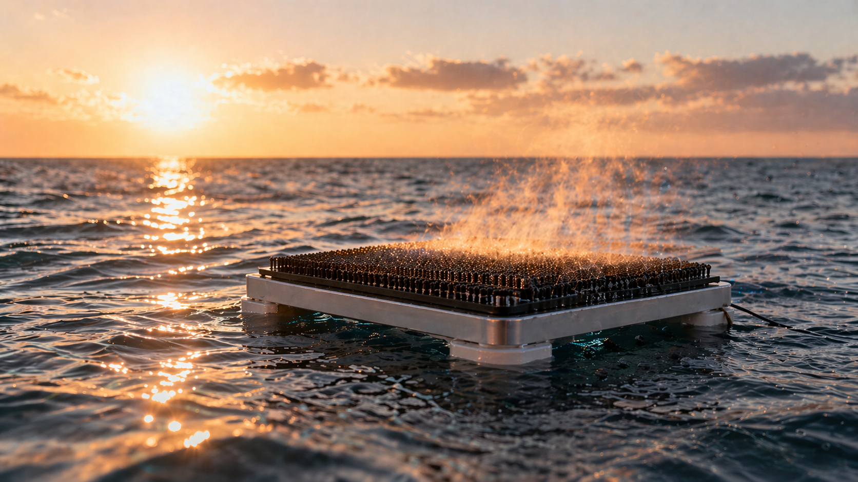 Using interfacial science, clean water would be produced from sea water with free of charge.